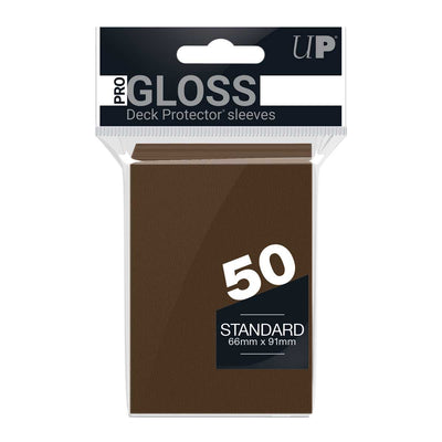 Standard Deck Protectors (50ct) - Brown