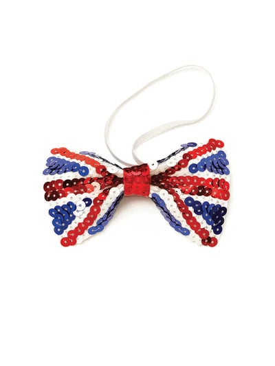 Union Jack Sequin Bow Tie Costume Accessory_1