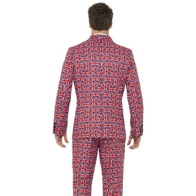 Union Jack Suit Adult Red Blue Patriotic Costume_3