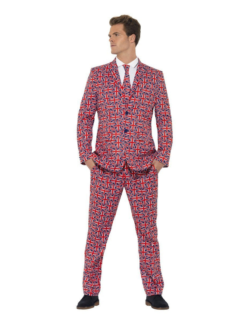 Union Jack Suit Adult Red Blue Patriotic Costume_1