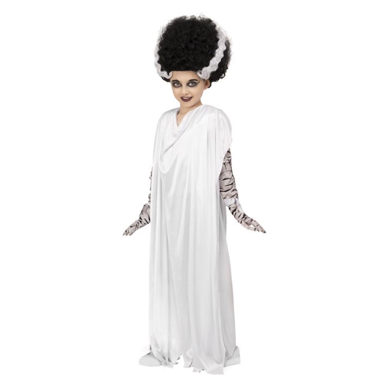 Universal Monsters Bride of Frankenstein Costume Child White_1