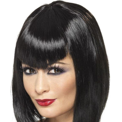 Vamp Wig Adult Black_1