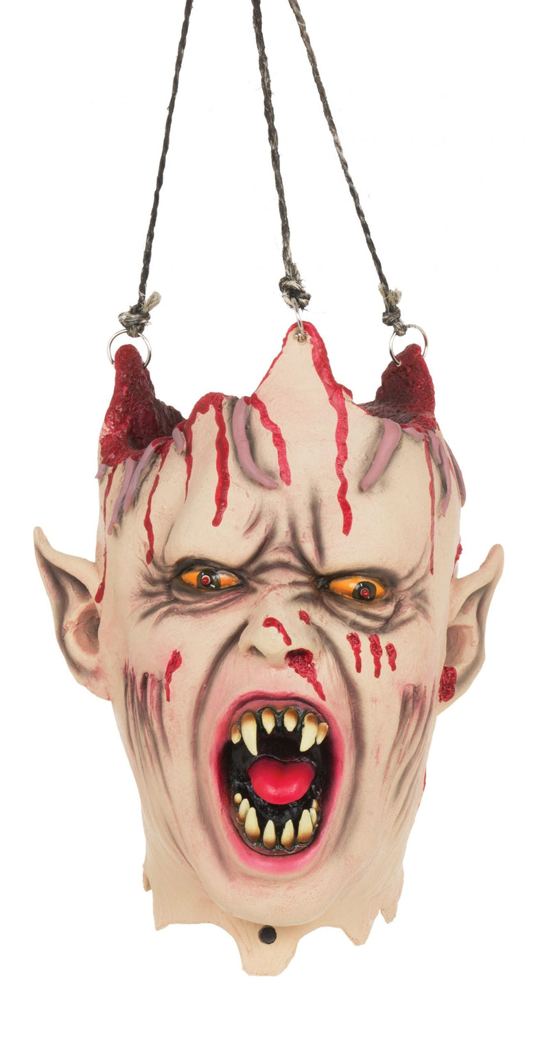 Vampire Hanging Head Sound + Light Halloween Items Unisex_1