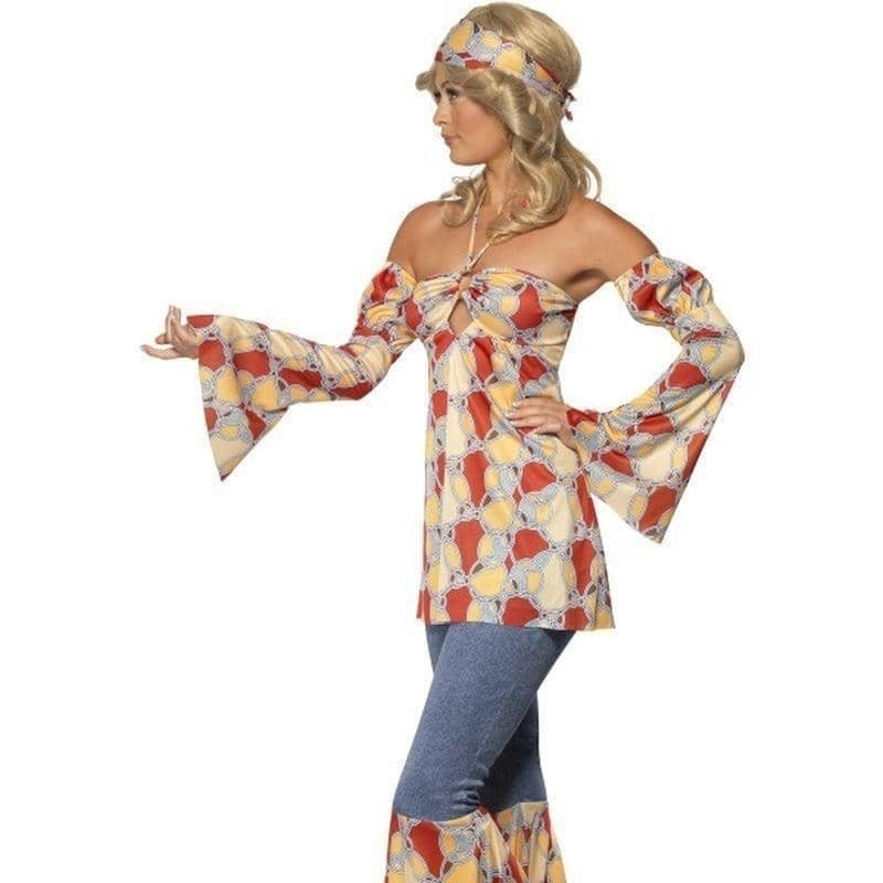 Vintage Hippy 1970s Costume Adult Multi Coloured_1