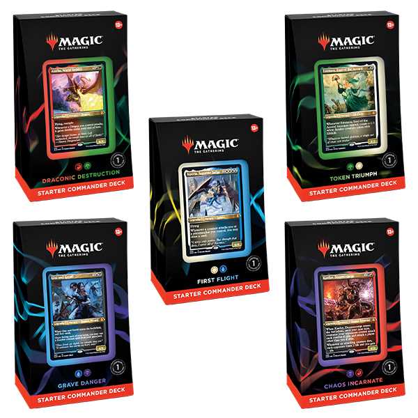 Magic The Gathering: Evergreen Starter Commander Decks 2022