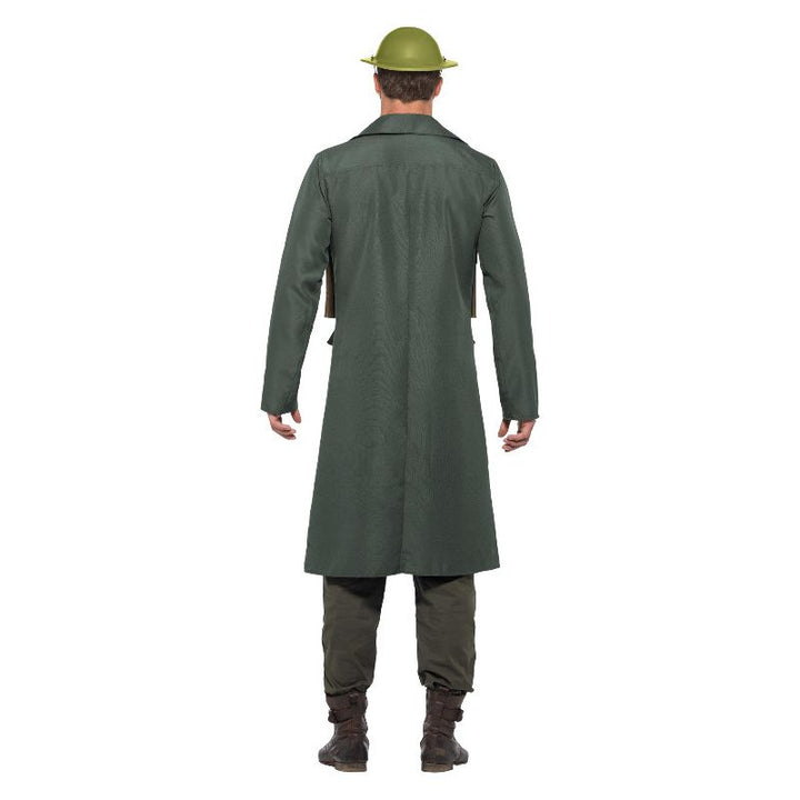 WW2 British Office Costume with Trench Coat Gree Adult WW2 British Office Costume with Trench Coat Gree Adult