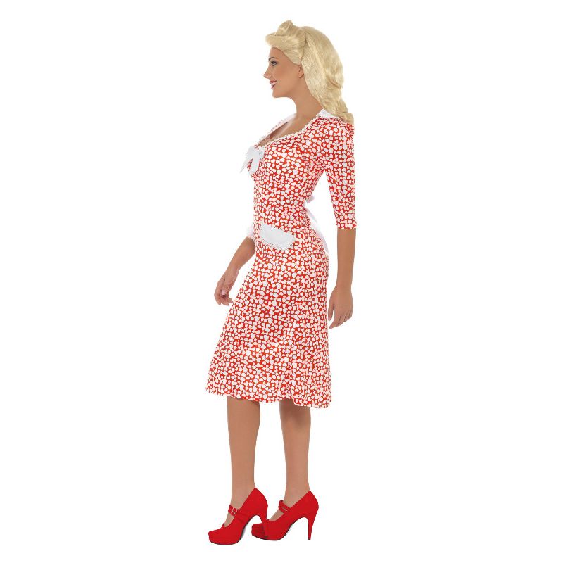 WW2 Sweetheart Costume Red Adult_3