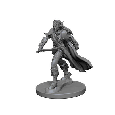 Pathfinder Deep Cuts Unpainted Miniatures: Elf Male Fighter