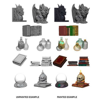 WizKids Deep Cuts Unpainted Miniatures: Wizards Room