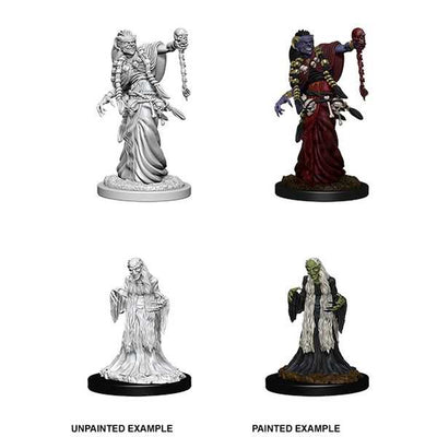 D&D Unpainted Miniatures: Green Hag & Night Hag