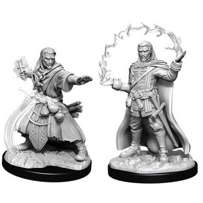 Male Human Wizard: D&D Nolzur's Marvelous Unpainted Miniatures (W11)