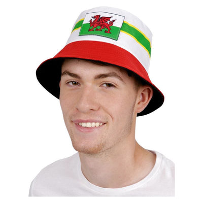 Welsh Bucket Hat Adult Multi_1