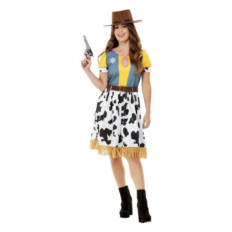 Western Cowgirl Costume Yellow_1