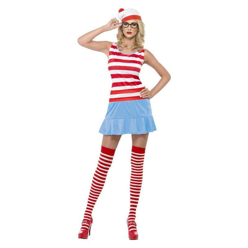 Wheres Wenda? Cutie Costume Red & White Adult_1