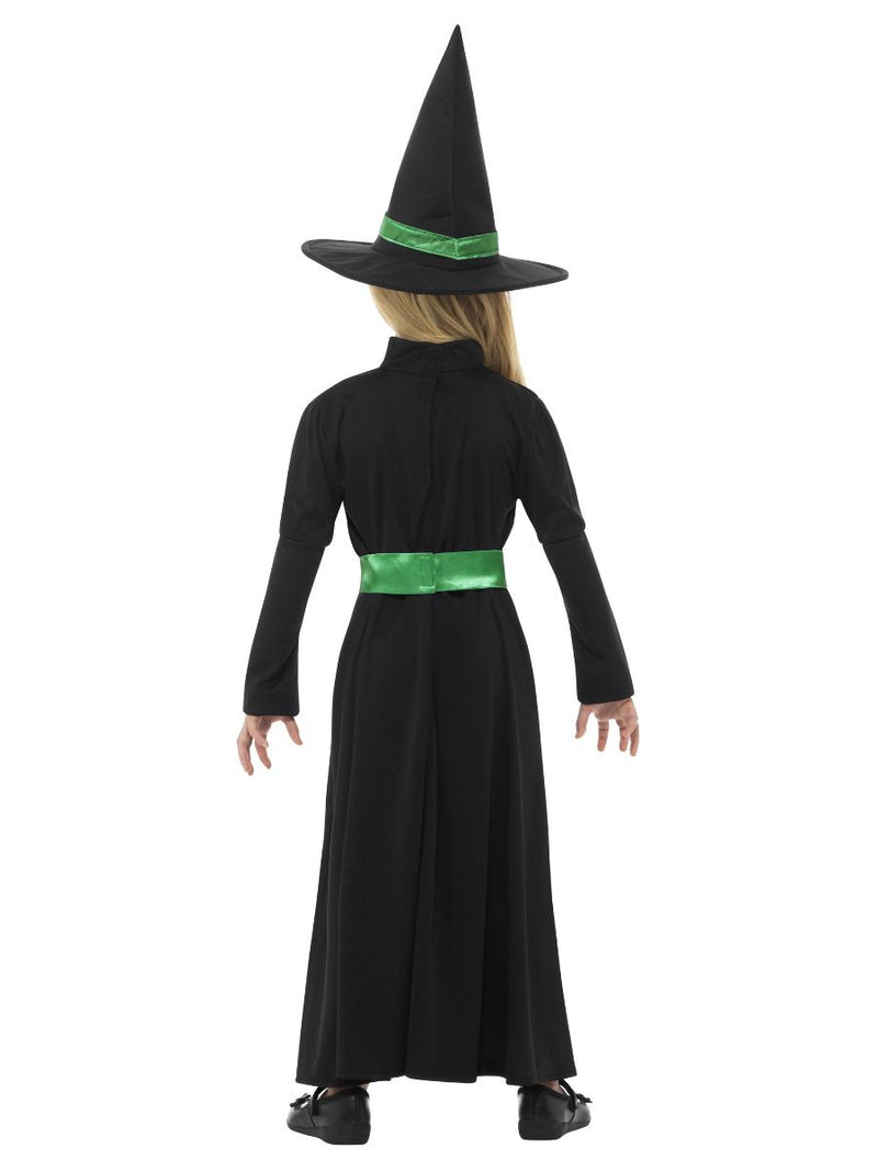 Wicked Witch Costume Kids Black Green_4