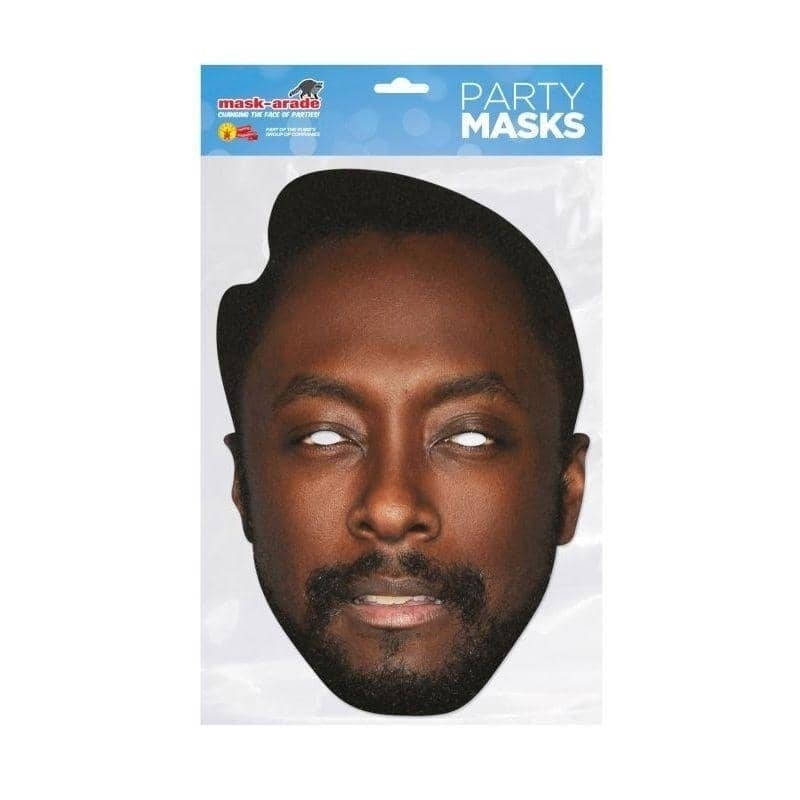 Will. I. Am Celebrity Face Mask – Mad Distribution Costumes Australia