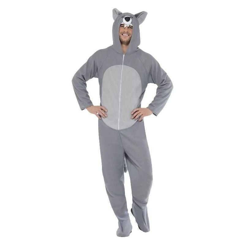 Wolf Costume Adult Grey_3