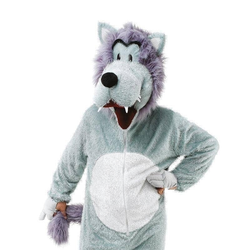 Wolf Costume Big Head Adult Unisex_1