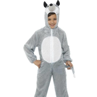 Wolf Costume Kids Grey White_1