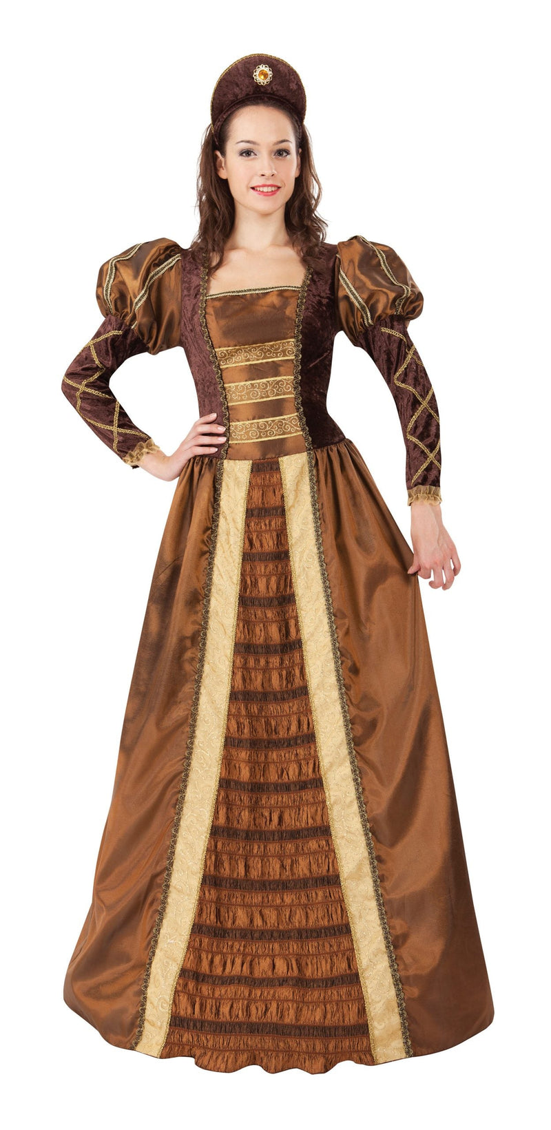 Womens Golden Queen Adult Costume Female Halloween_1