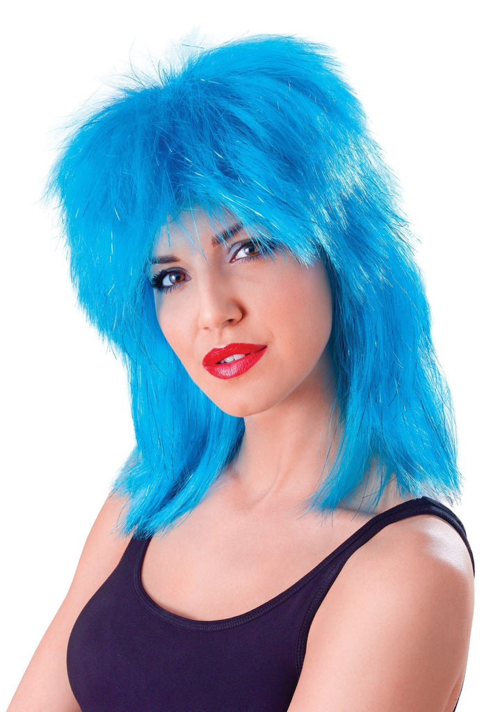 Womens Tinsel Tina Wig Aqua Wigs Female Halloween Costume Womens Tinsel Tina Wig Aqua Wigs Female Halloween Costume