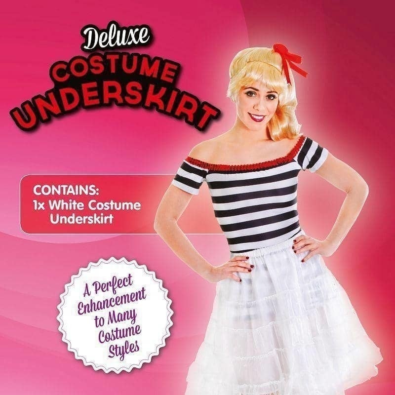 Size Chart Womens Underskirt Deluxe White Adult Costume Female Halloween