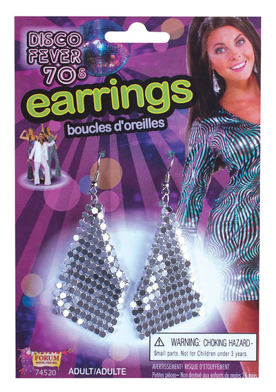 Diamond Earrings Silver Costume Accessories Female_1 X74520