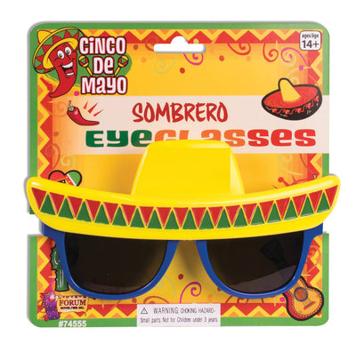 Sombrero Sunglasses Costume Accessories Unisex_1 X74555
