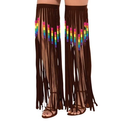 Hippie Leg Garlands Beaded Fringed Costume Accessories Female_1 X74903