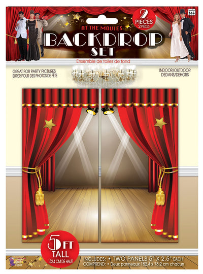 At The Movies Backdrop Set Multi Party Goods Unisex_1 X76087