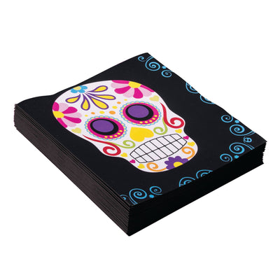 Day Of The Dead Large Napkins Party Goods Unisex_1 X77228