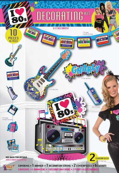 80s Party Decorating Kit Goods_1 X77462