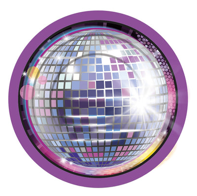 Disco Small Plate 8pc Party Goods_1 X77971