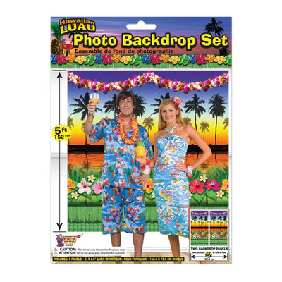 Hawaiian Back Drop 2pc_1 x80085
