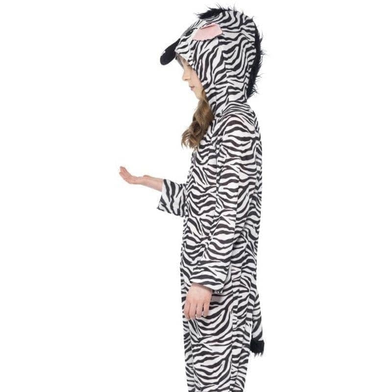 Zebra Costume Kids Black White Onesie_3