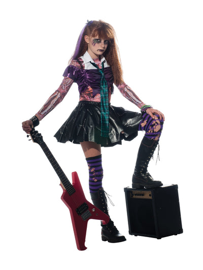 Zombet Punk Rocker Girls Costume_1