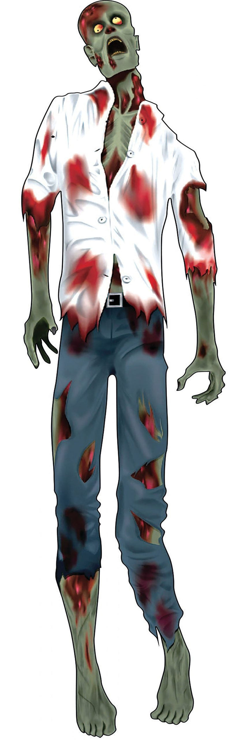 Zombie Cut Out Card Decoration_1