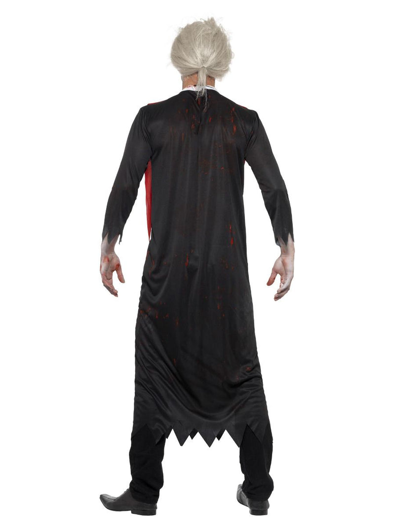 Zombie High Priest Mens Costume Black Red_4