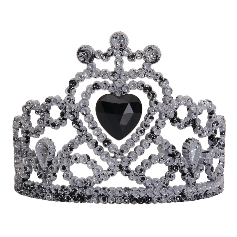 Zombie Tiara With Black Heart Stone_1