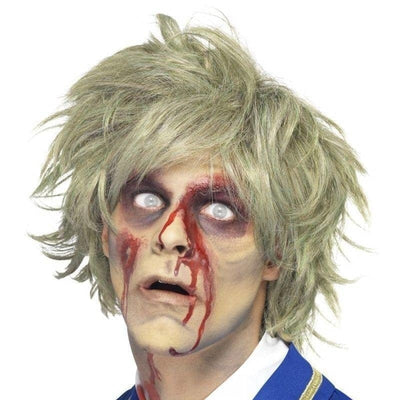 Zombie Wig Adult Grey_1