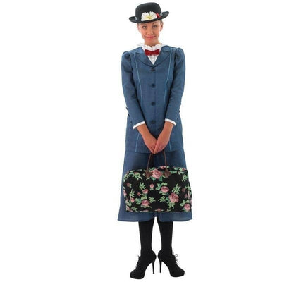 Adult Ladies Disney Mary Poppins Costume Women Fancy Dress_1 rub-887195S