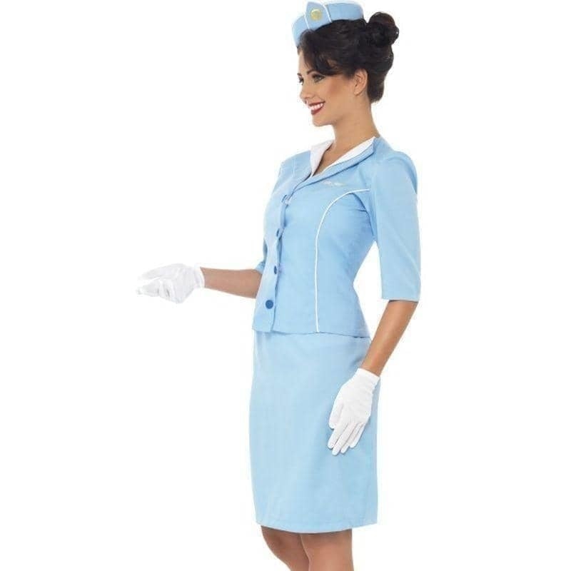 Air Hostess Costume Adult Blue_2 sm-22117L
