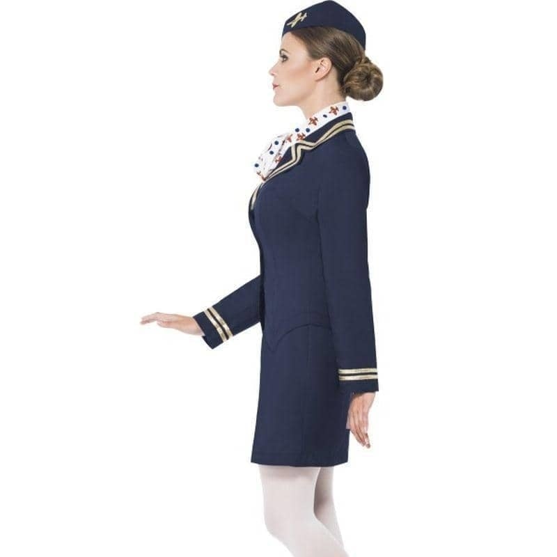 Airways Attendant Costume Adult Blue_3 sm-43878X1