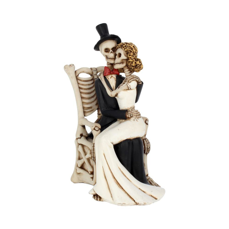For Better Worse Gothic Sugar Skull Bride Groom Figurine Wedding Ornament Better 25cm