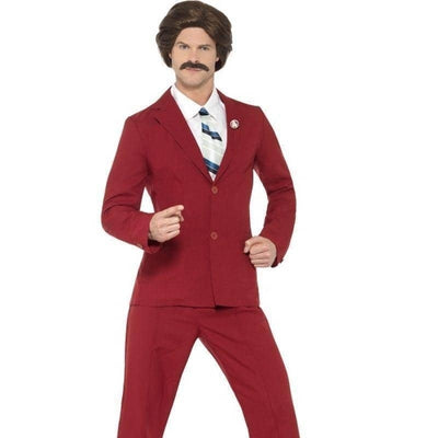 Anchorman Ron Burgundy Costume Adult_1 sm-20501M