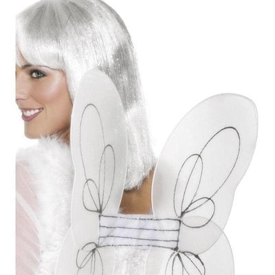 Angel Glitter Wings White and Silver Adult_1 sm-25441