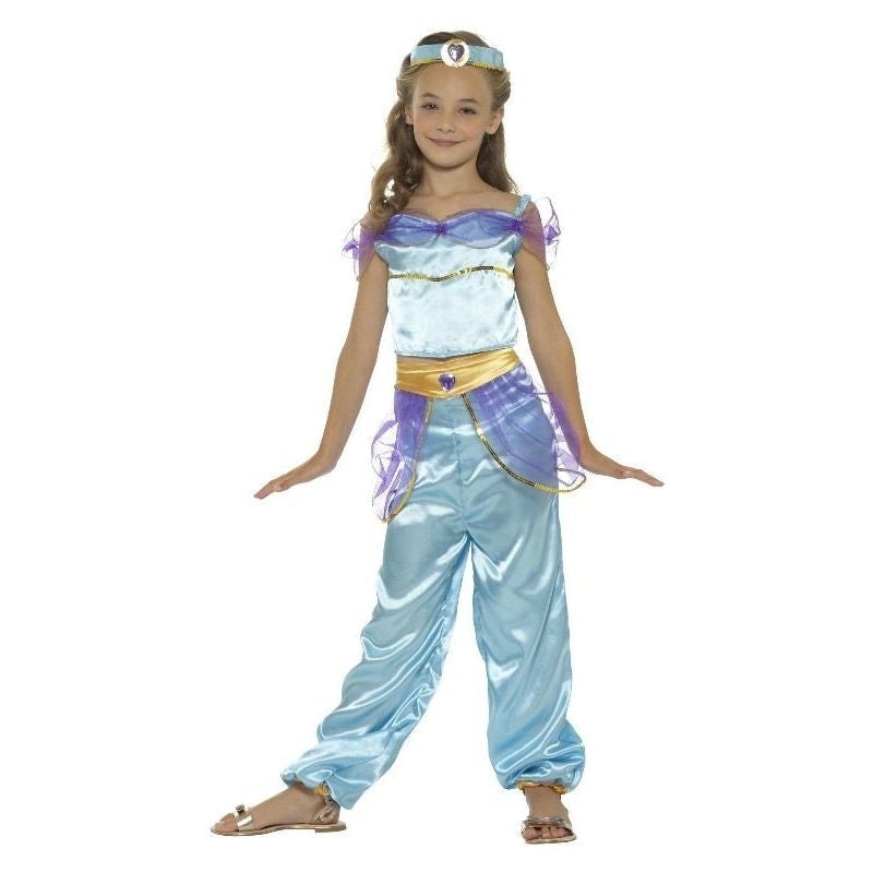 Arabian Princess Costume Kids Blue_4 