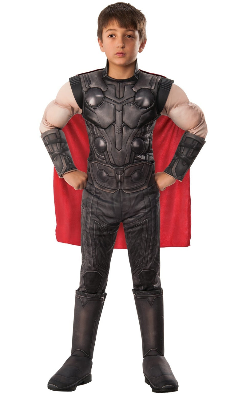 Thor Deluxe Child Costume Avengers Endgame 1 rub-700673L MAD Fancy Dress