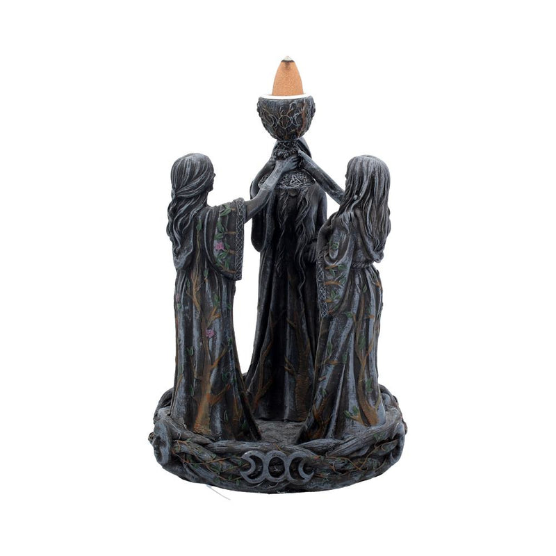 Mother Maiden Crone Backflow Incense Burner 18cm