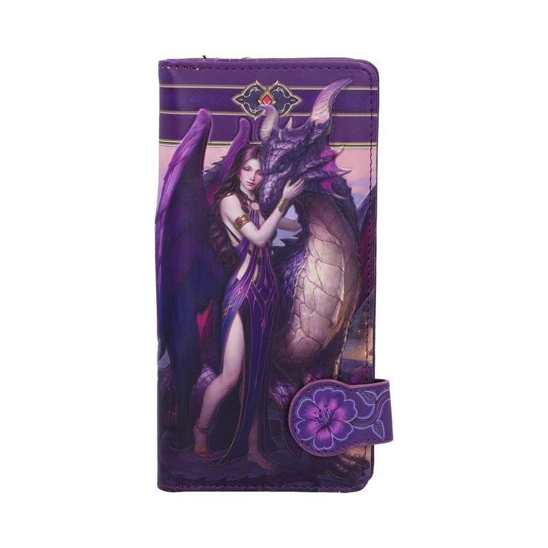Nemesis Now James Ryman Dragon Sanctuary Embossed Purse Purple 185cm